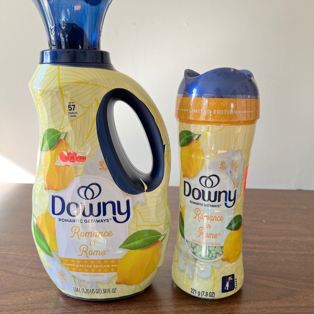 Downy Romance in Rome Limited Edition Fabric Softener and Scent Booster Set